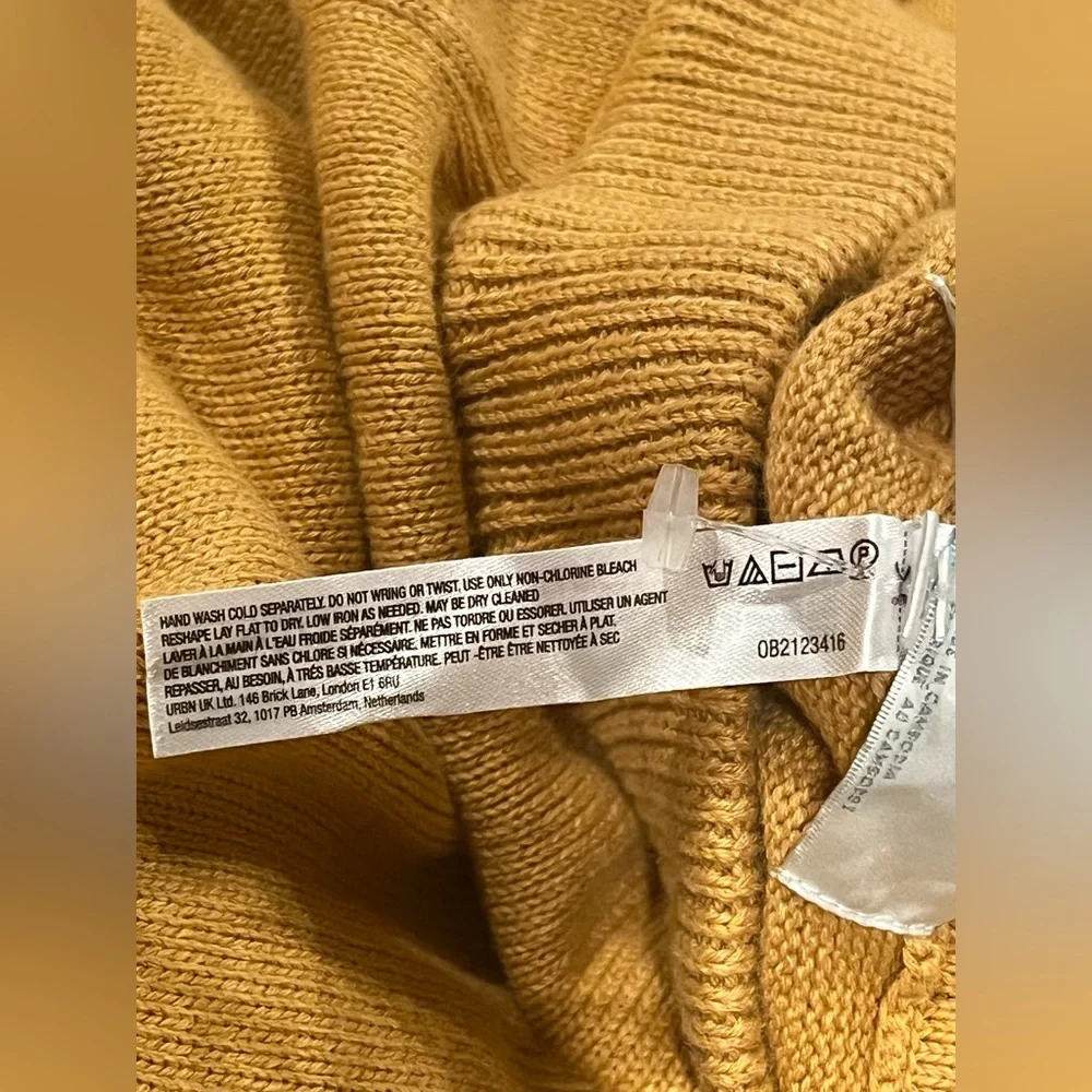 NWOT Free People Beach Womens Solar 2 Piece Cardigan & Pants Set XS Gold Heather - Picture 9 of 13